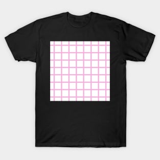 Retro style pink check T-Shirt